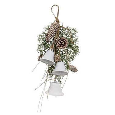 Birch Tipped Cedar & Bells Teardrop - The Fox Decor